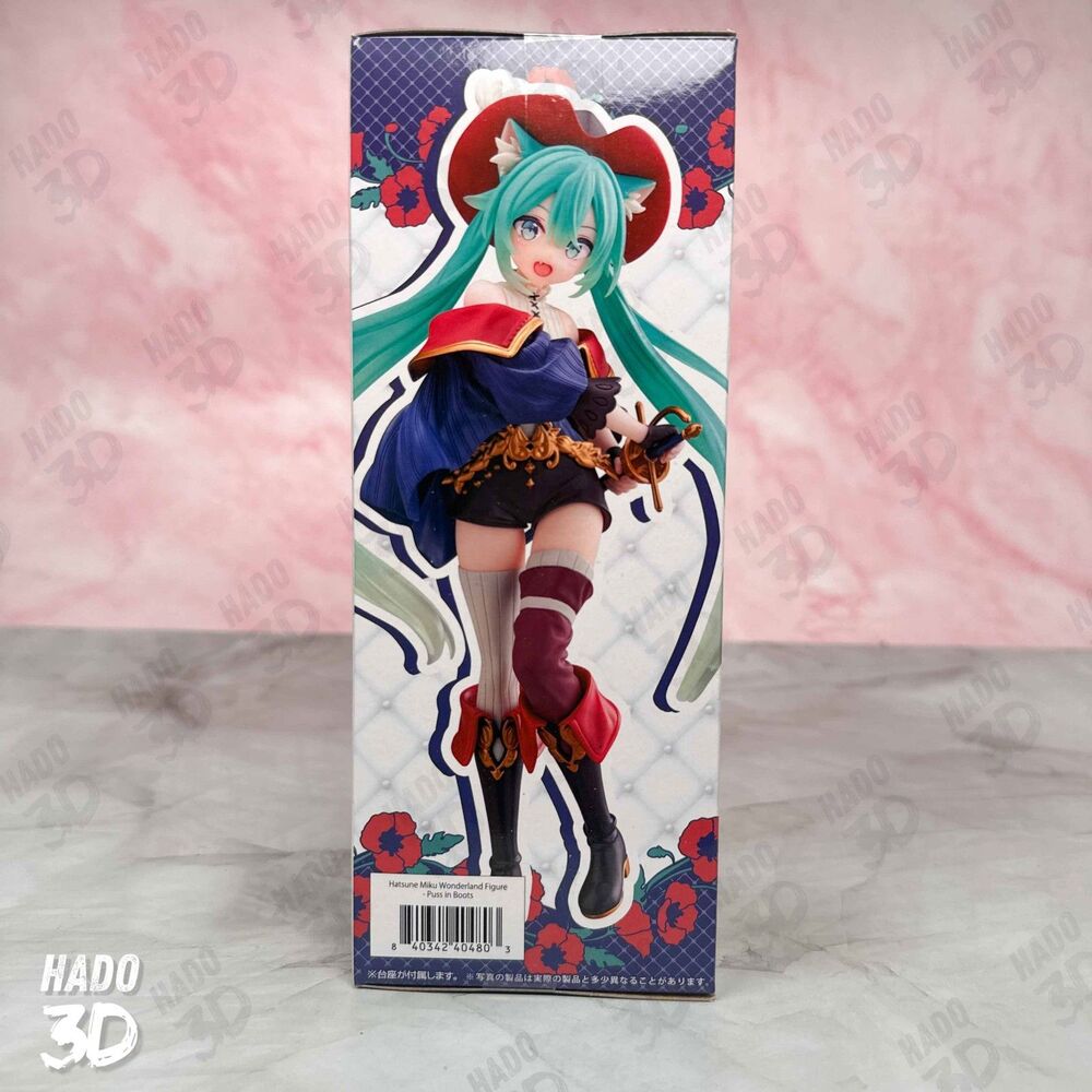 Hatsune Miku Wonderland Puss in Boots ver TAITO 7in Figure - Picture 4 of 8